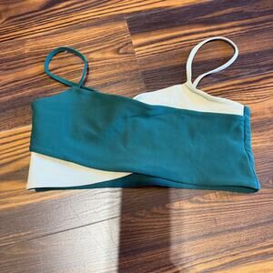 Wilo The Label Ribbed Cross Front Sports Bra Size L